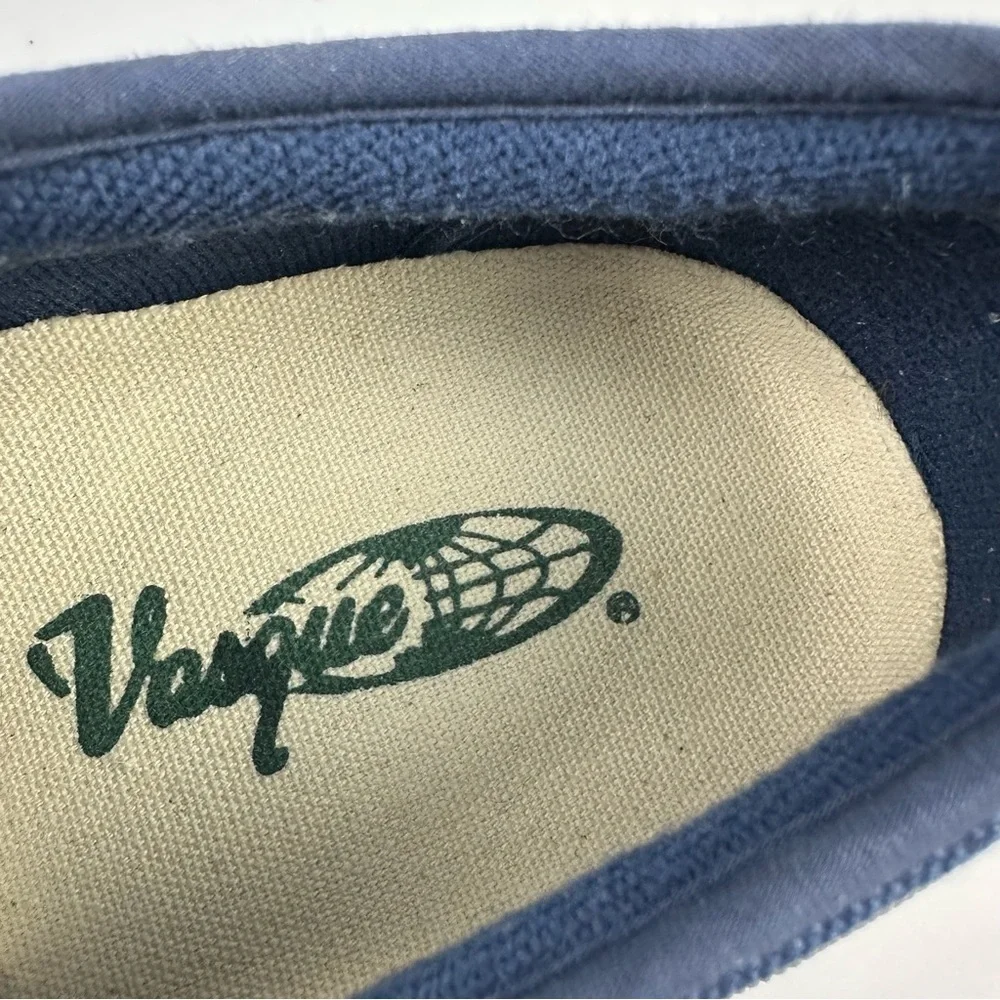 Vasque‎ Portage Low Green Trail Hiking Shoes 7.5 Blue Canvas Womens Lace Up